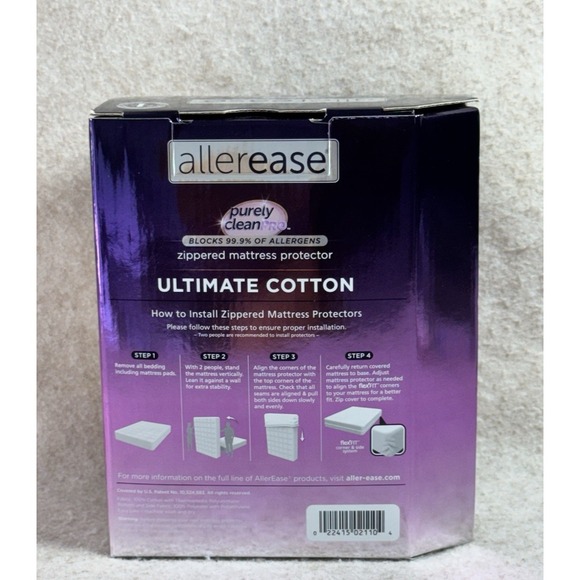 Mattress Protector Twin Size Allerease - Picture 3 of 4